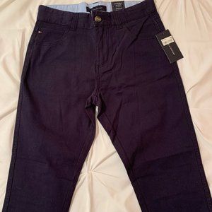 Tommy Hilfiger Stretch Navy Blue Chino Pants SIZE 14